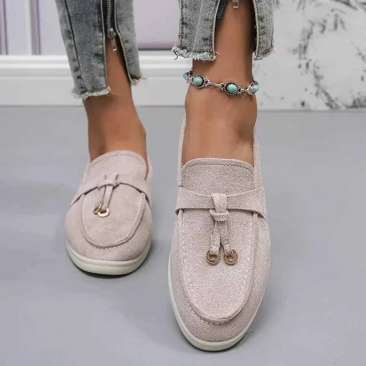 Women's Comfortable Casual Slip-On Loafers Gray