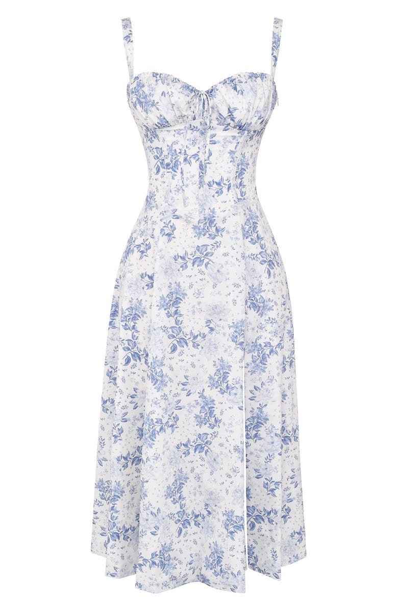 Margaret | Corset Midi Dress - Elegant, figure-flattering style