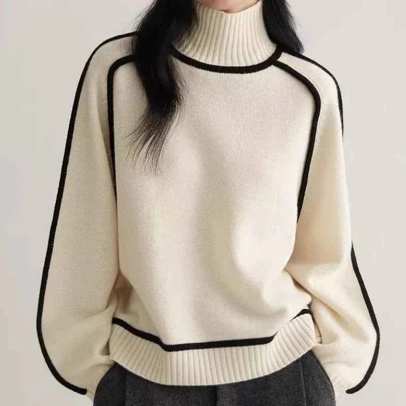 Women's Cozy Wool Sweater Beige