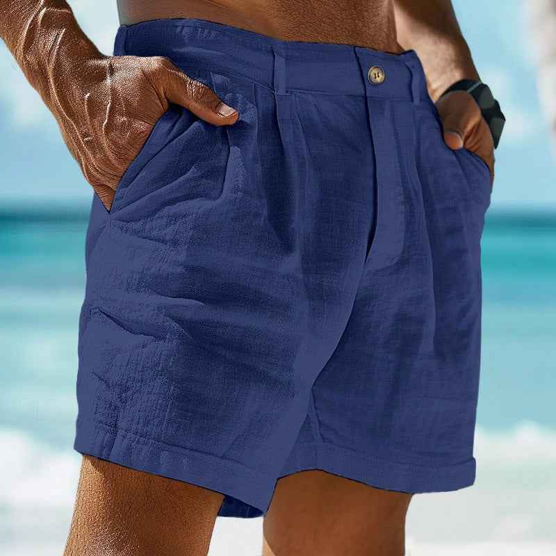 Reed | Comfortable Summer Shorts for Men Dark Blue