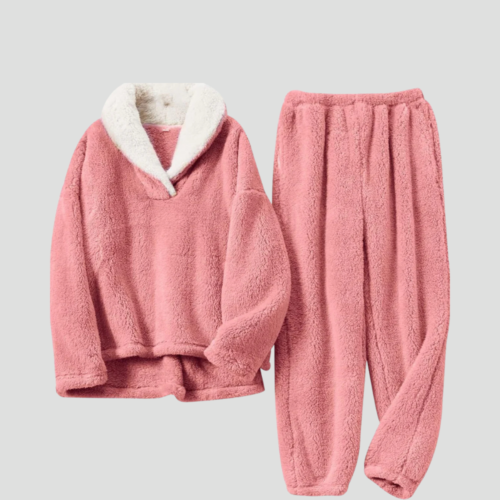 Women's CloudEase Lounge Set for Ultimate Comfort Pink