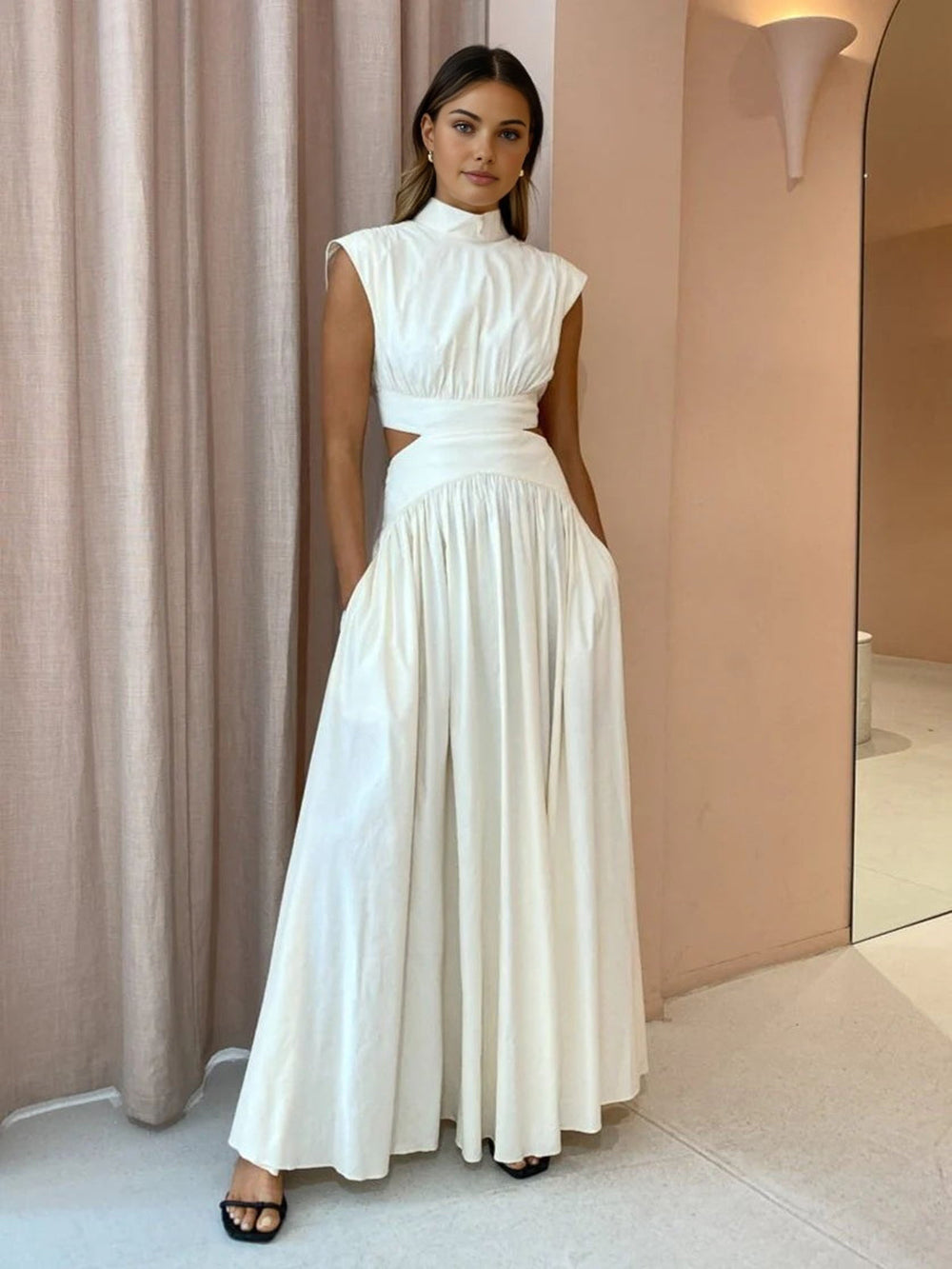 Jaylina | Women's Maxi Dress with Open Side Details