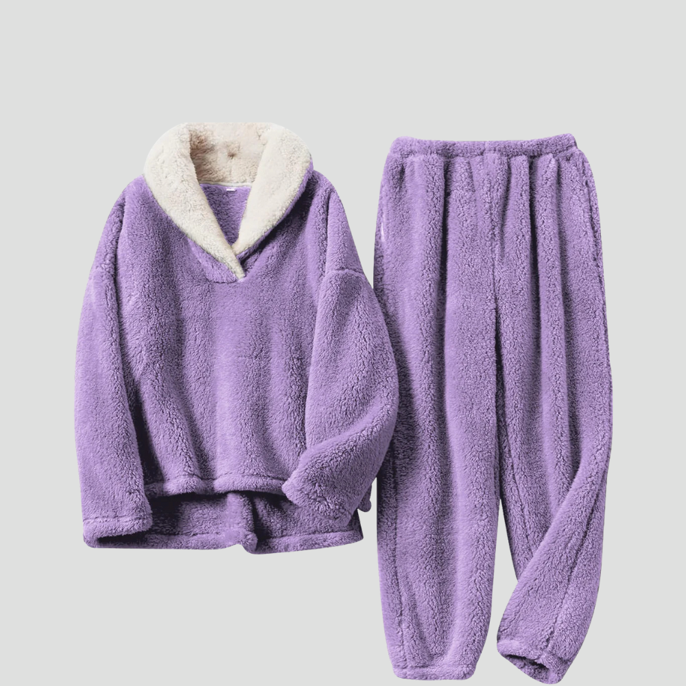 Women's CloudEase Lounge Set for Ultimate Comfort Purple