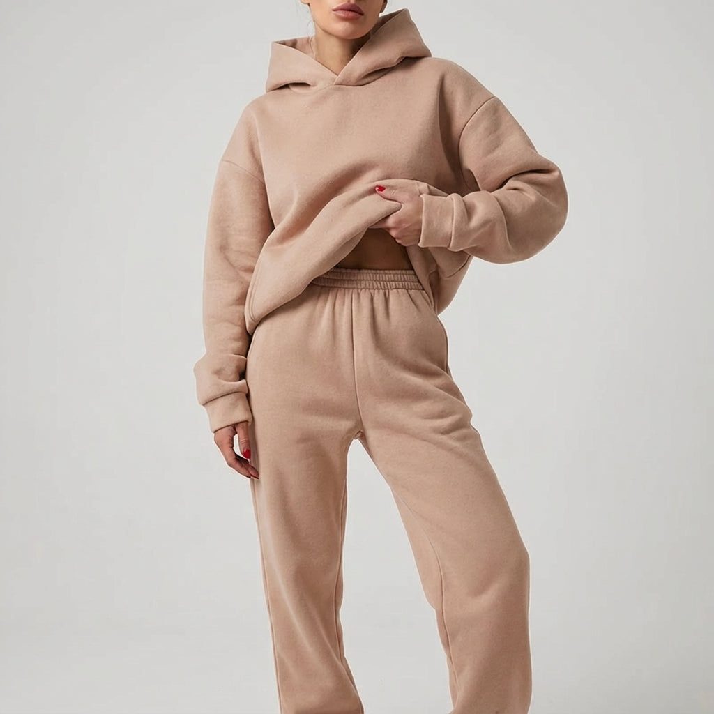 Women's Oversized Hoodie and Jogger Tracksuit Set