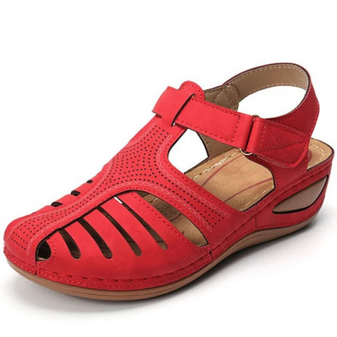Astrid – Orthopedic Sandals for women Red
