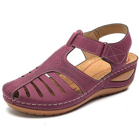 Astrid – Orthopedic Sandals for women Claret
