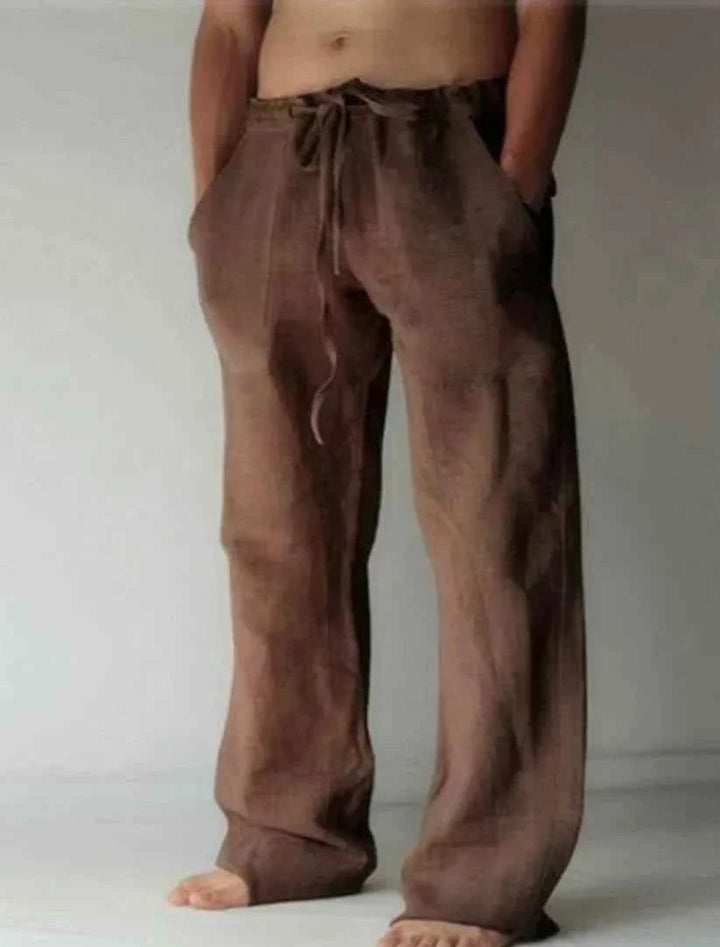 Men's Comfortable Baggy Pants - Stylish and Versatile Brown