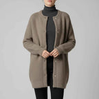 Women's Oversized Cardigan Cappuccino One Size