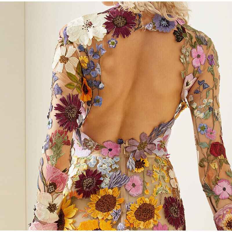 Women's Elegant Floral Dress