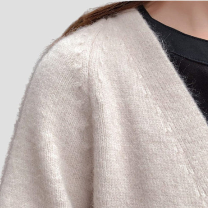 Women's Cashmere Long Cardigan with Pockets