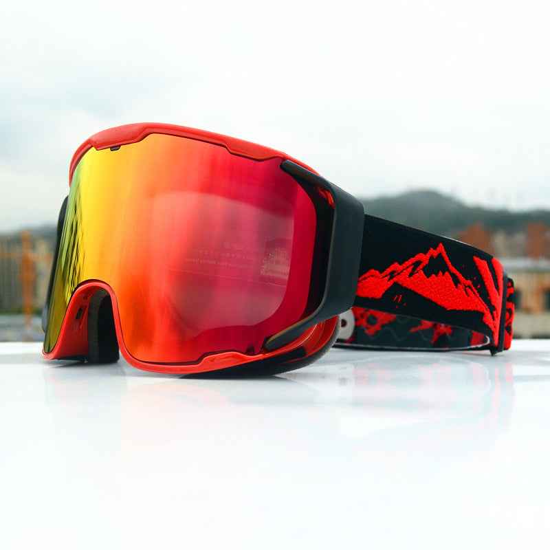 Polarized Snow Goggles for Ultimate Clarity Sunset Red
