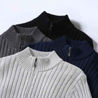 Men's Ribbed Zip Cardigan - Aurelian Style