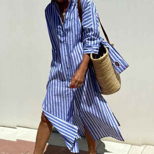 Sherry | Women's Button-Down Midi Dress