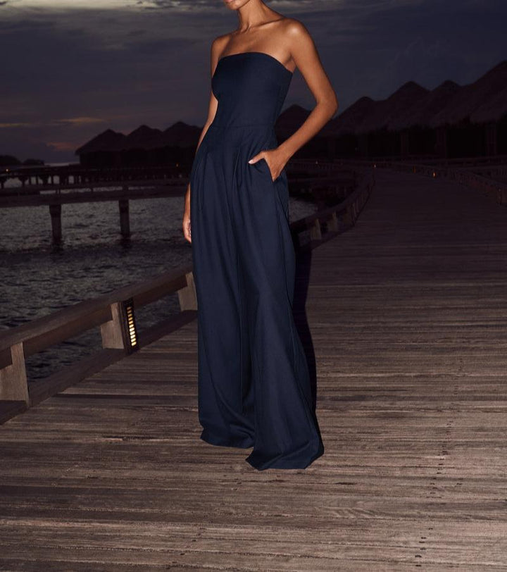 Women's Strapless Jumpsuit for Stylish Summer Outfits