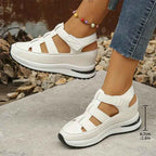 Women's Closed-Toe Sneaker Sandals White