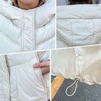 Women's Hooded Mid-Length Thick Cardigan