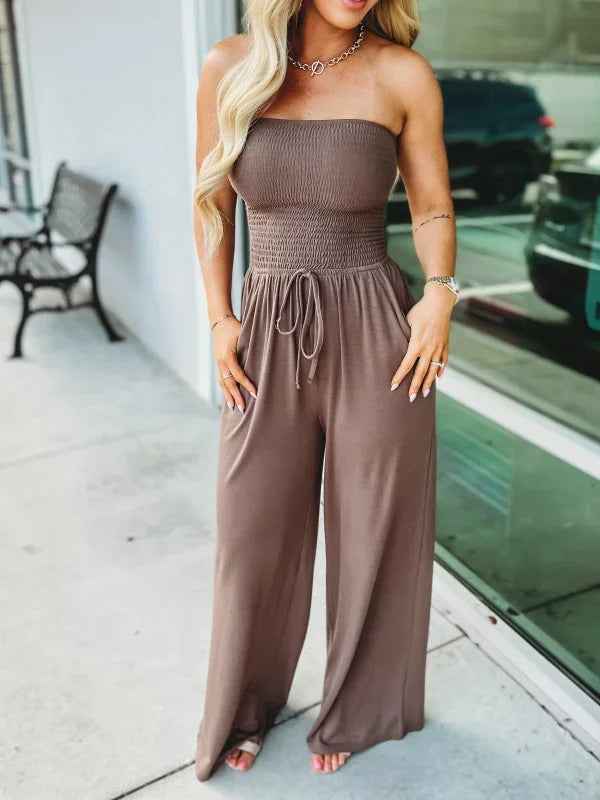 Women's Off-Shoulder Jumpsuit