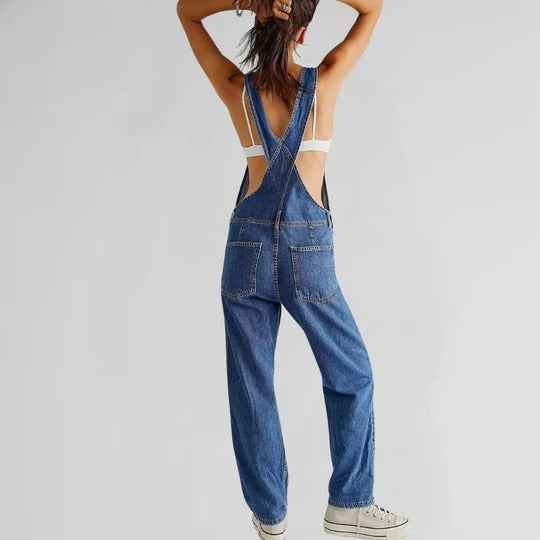 Women's Stylish Denim Jumpsuit