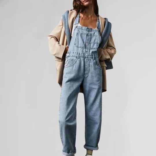Women's Stylish Denim Jumpsuit