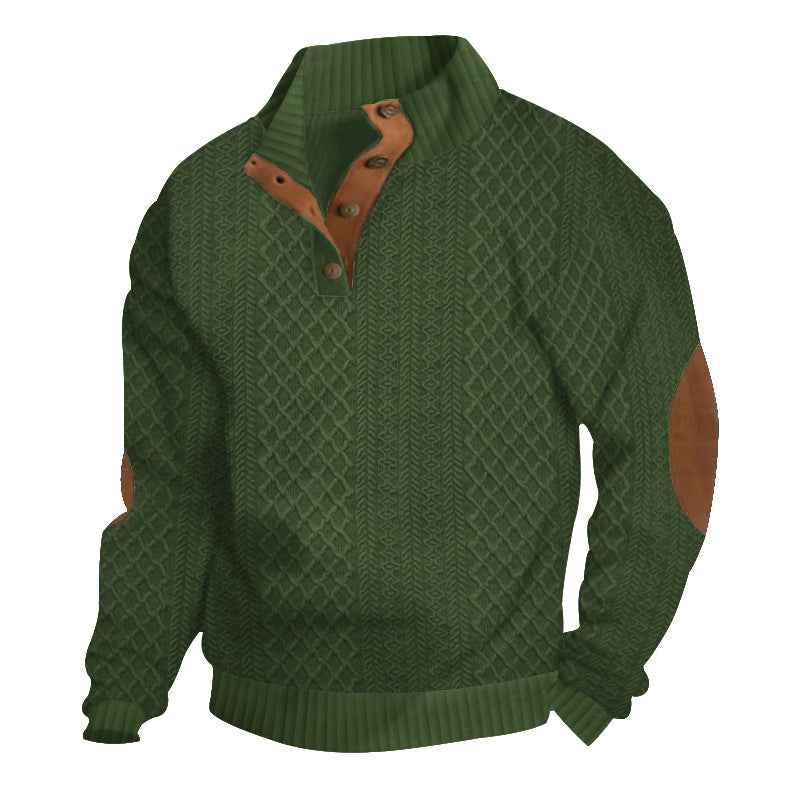 Men's Cozy Warm Sweater Army Green