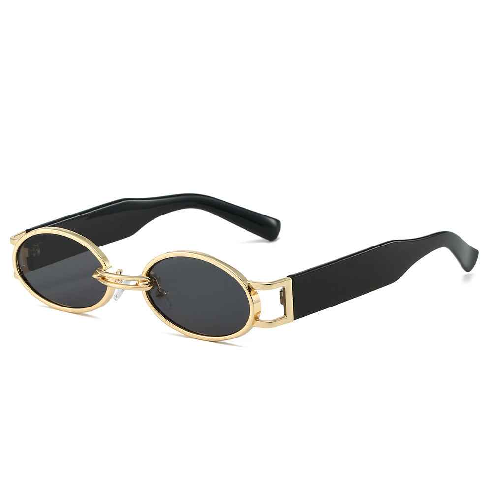 Retro Golden Aura Sunglasses for Stylish Looks