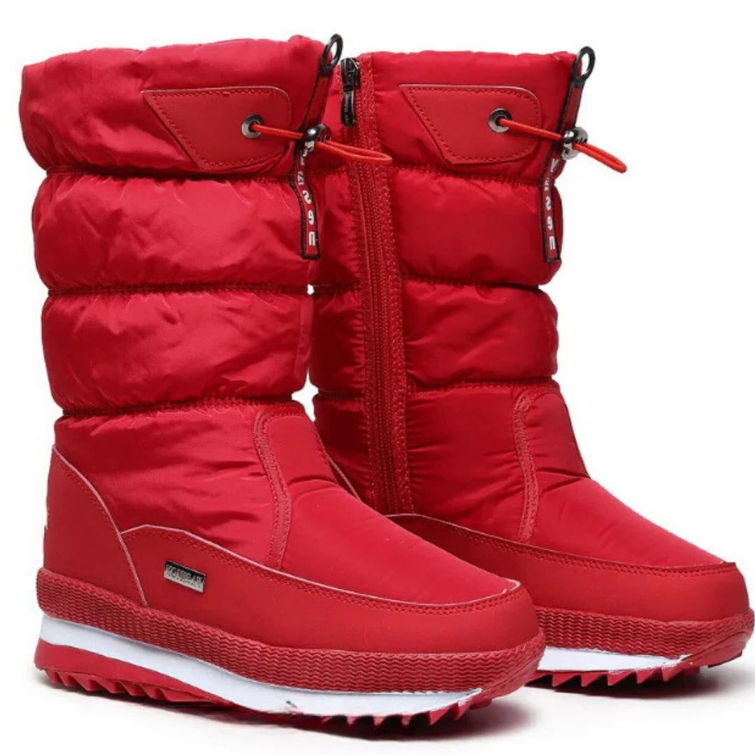 Wasserdichte Damen-Puffer-Schneestiefel