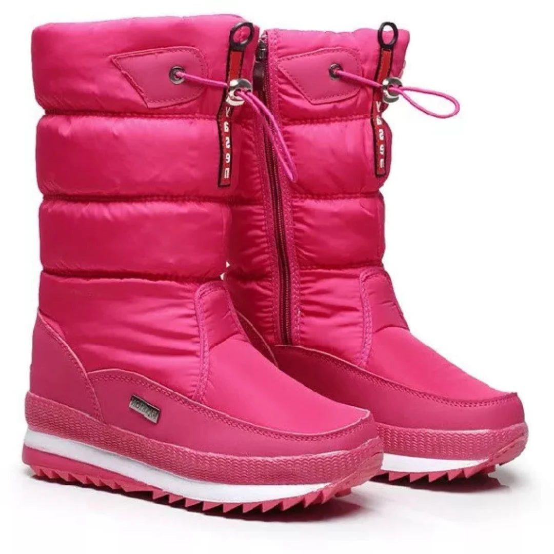 Wasserdichte Damen-Puffer-Schneestiefel