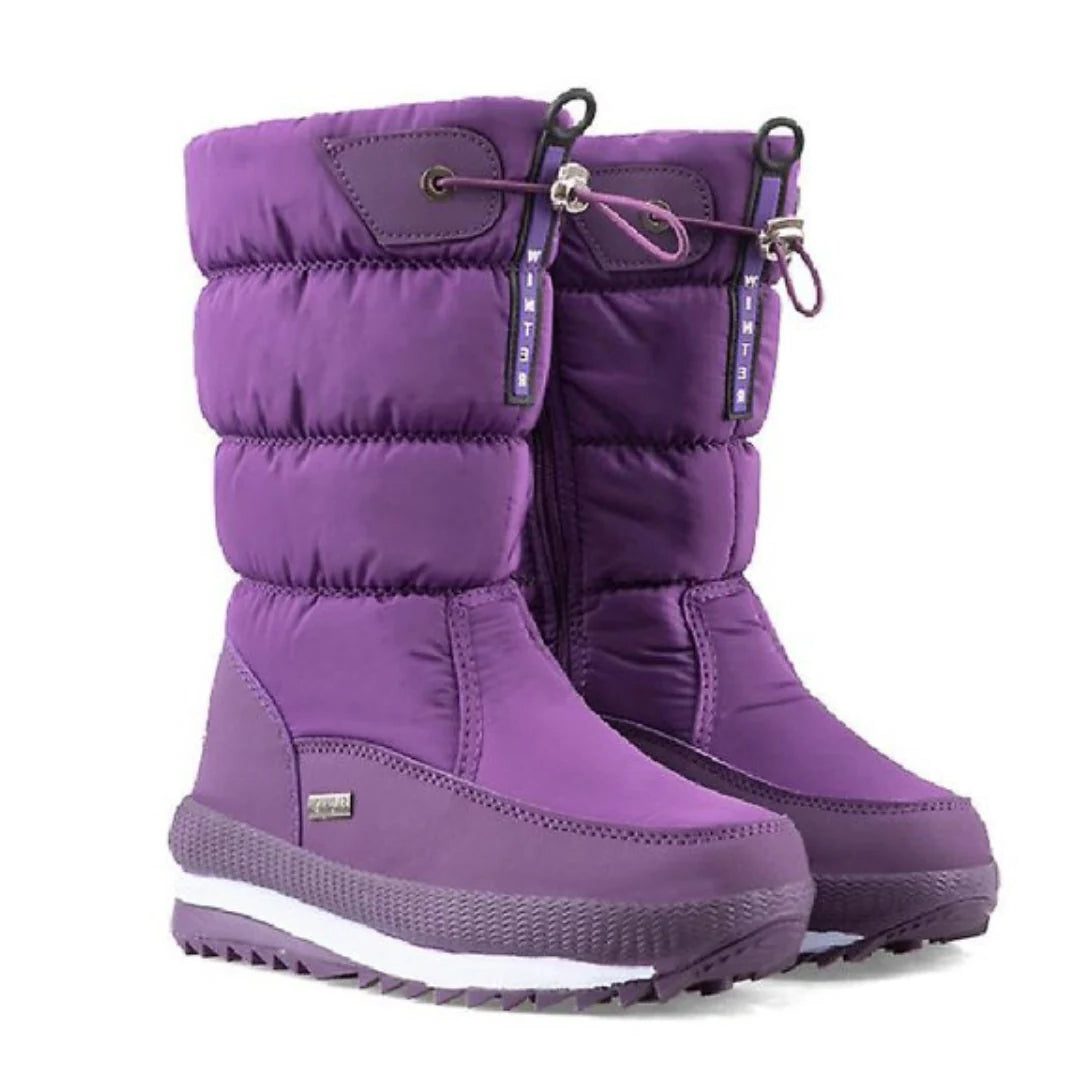 Wasserdichte Damen-Puffer-Schneestiefel