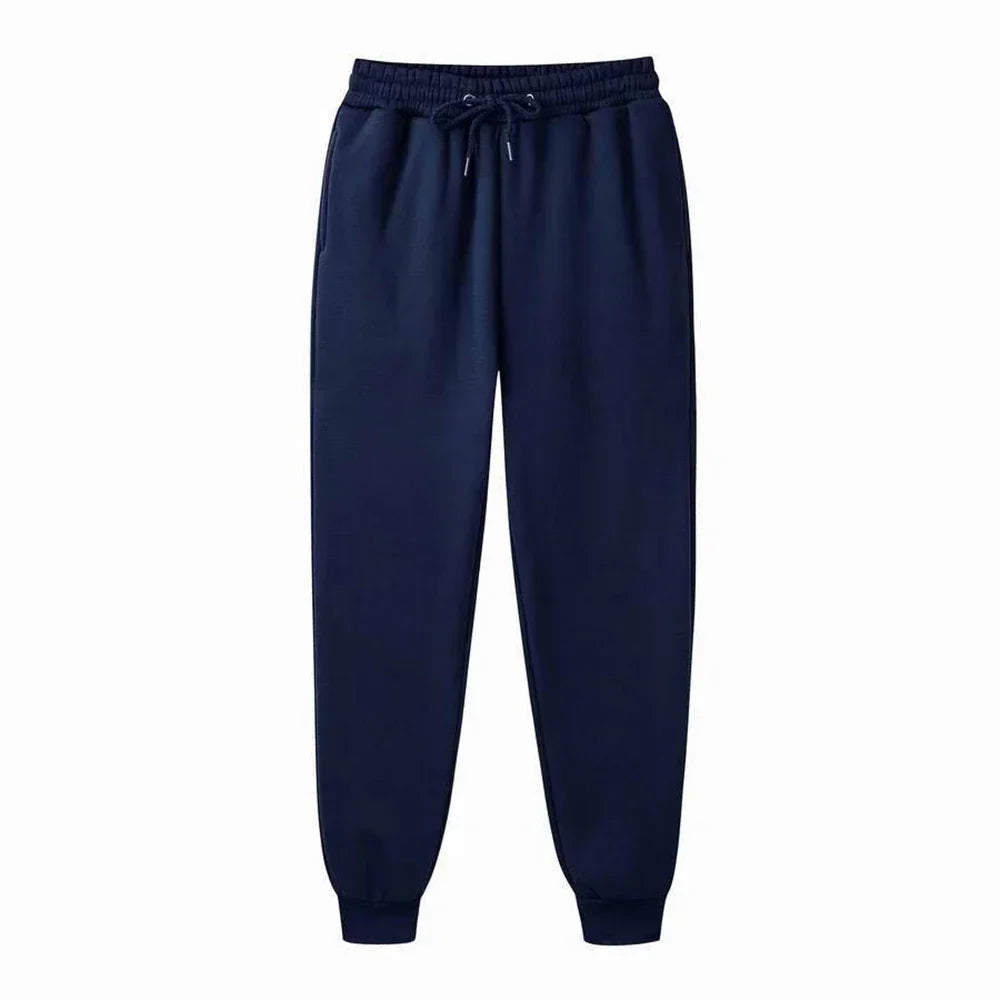 Men's Casual Sports Jogger Pants Navy blue