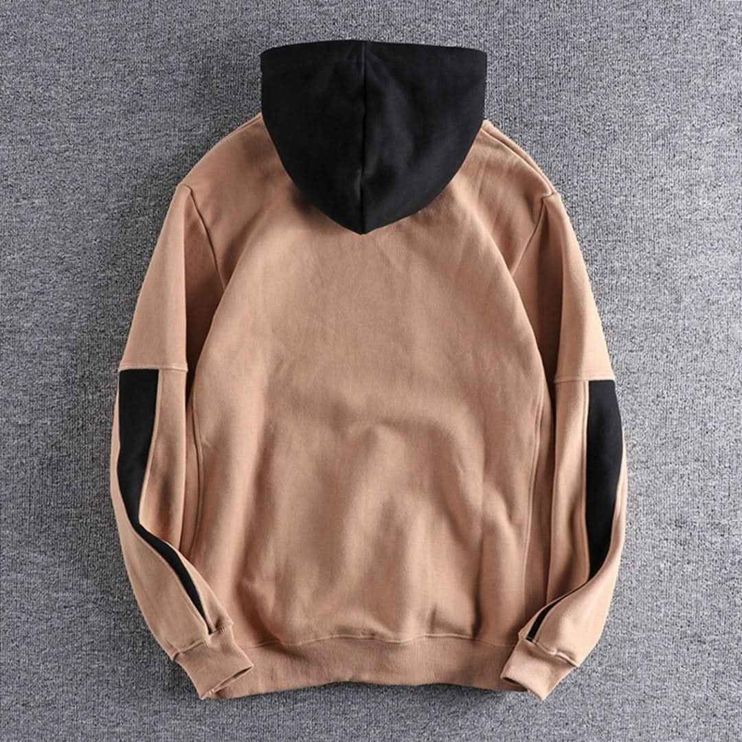 Men's Colorblock Drawstring Pullover Hoodie