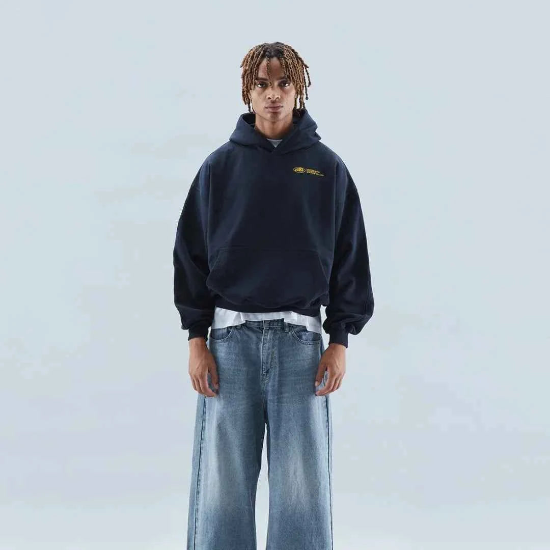 Women's Oversized Fleece Cropped Hoodie