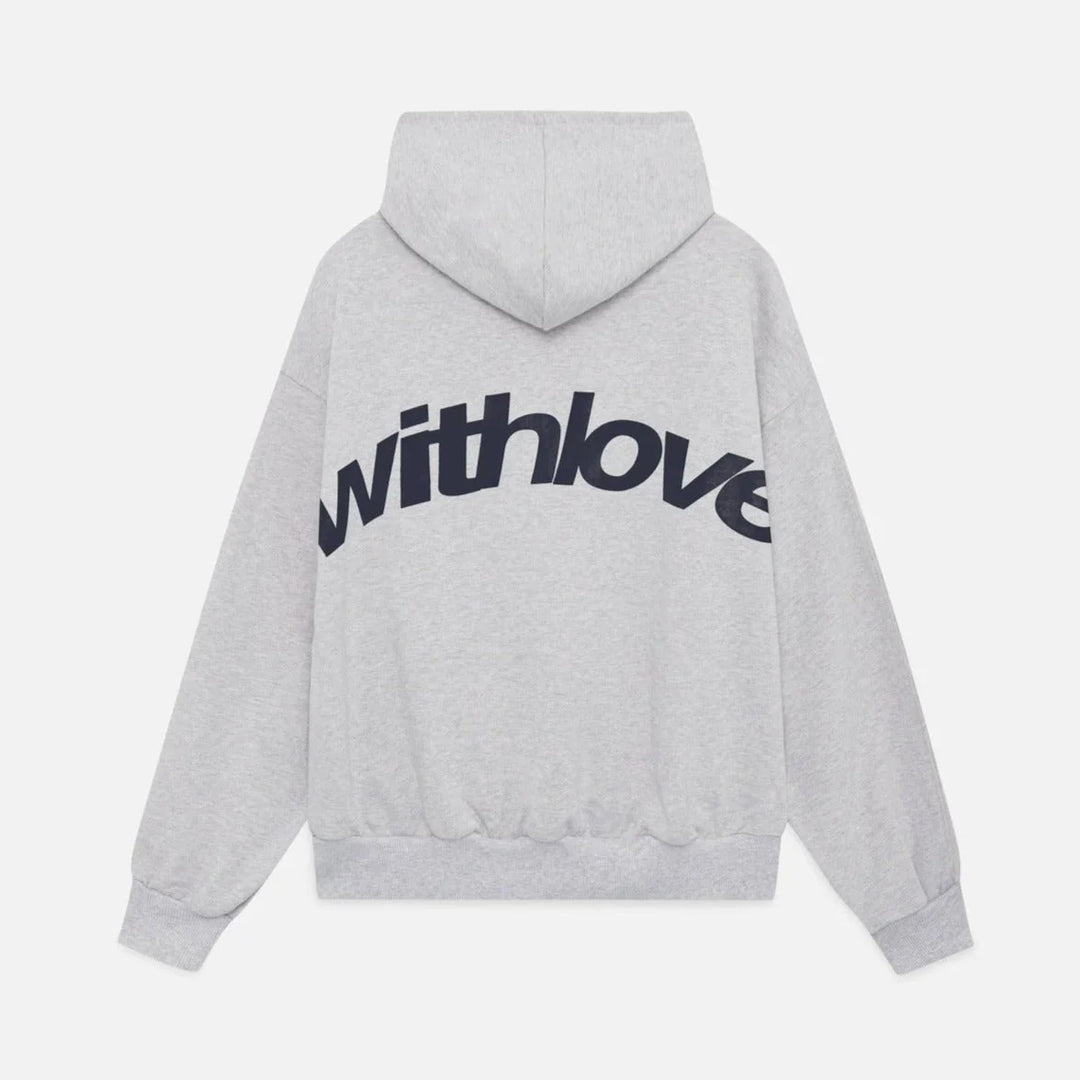 Women's Oversized Fleece Cropped Hoodie Gray