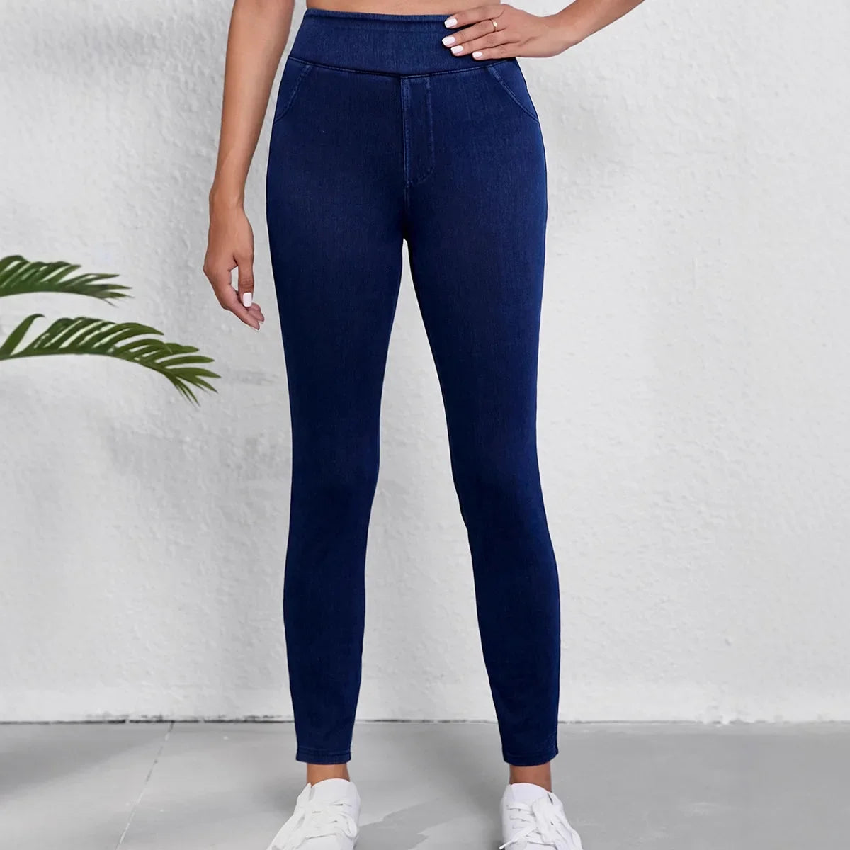 Women's High-Rise Slim Fit Stretch Jeans