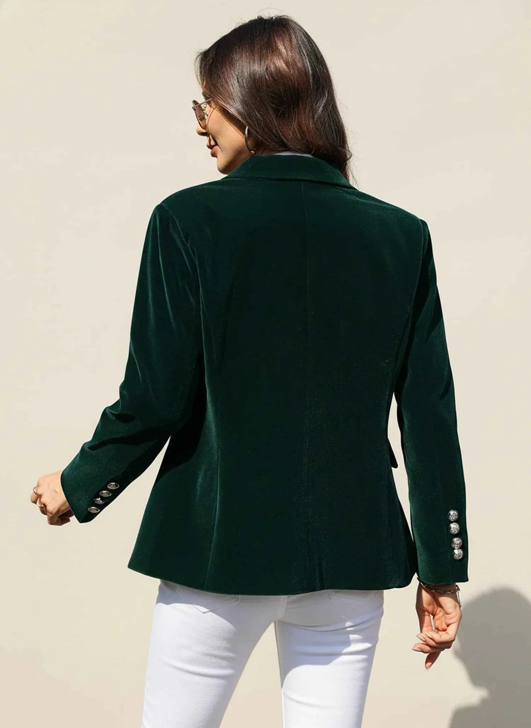 Women's Classic Notched Lapel Casual Blazer