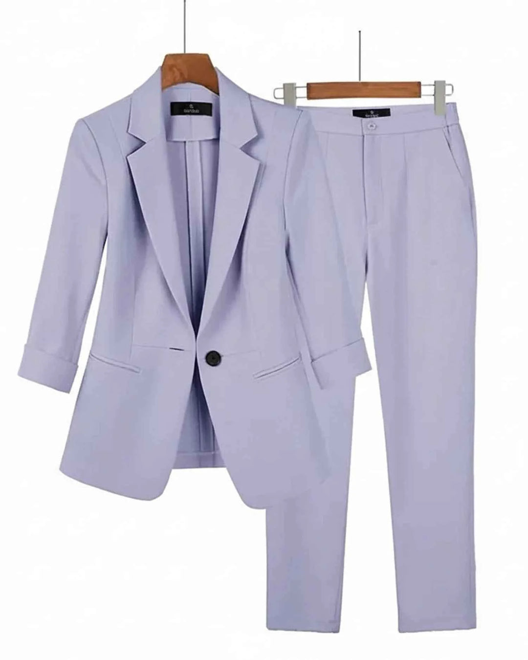 Women's Two-Piece Tailored Suit Set Purple