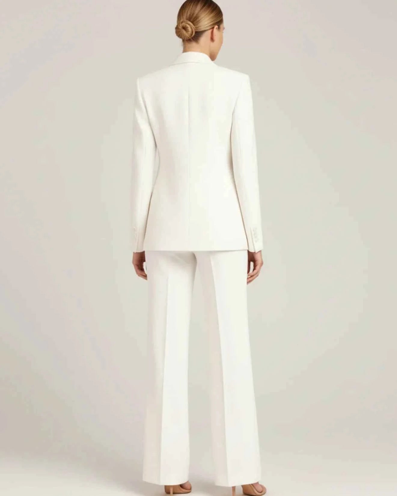 Women's Chic Tailored Long Blazer Suit Set