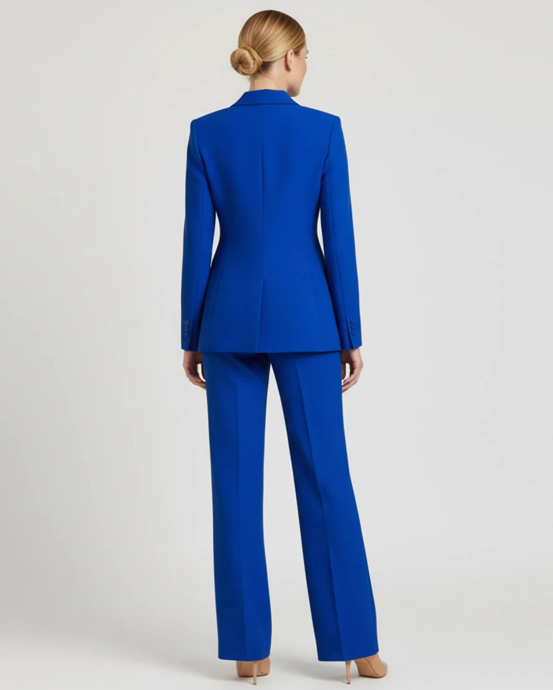 Women's Chic Tailored Long Blazer Suit Set