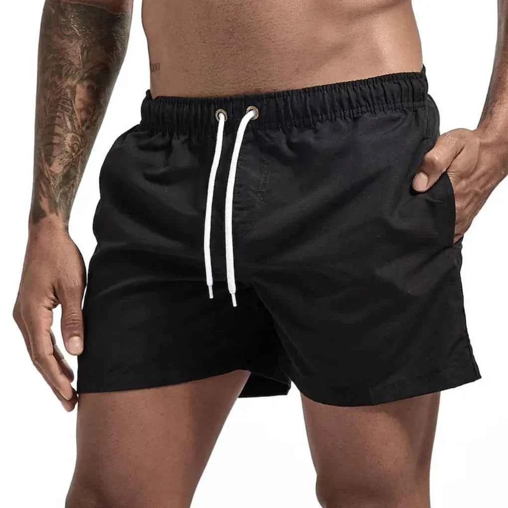 Men's Quick-Dry Swim Trunks Black