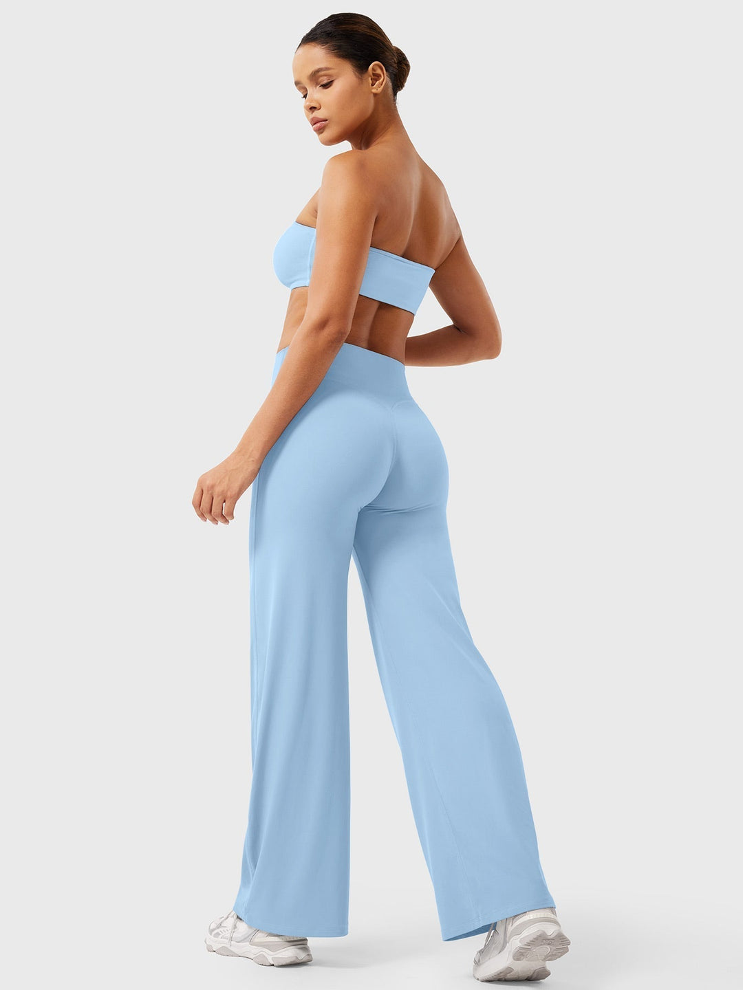 Women's High Waist Flared Summer Pants
