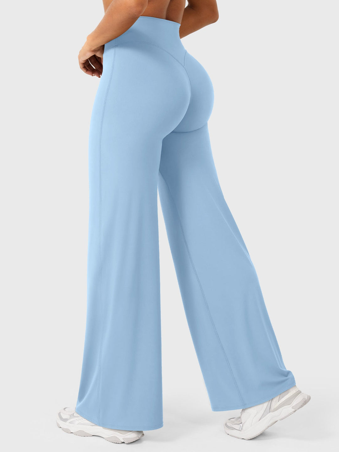 Women's High Waist Flared Summer Pants