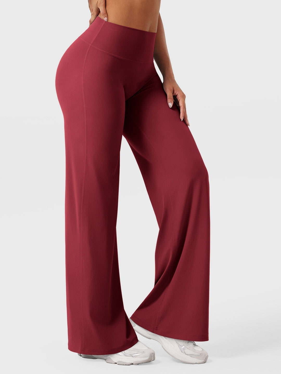 Women's High Waist Flared Summer Pants