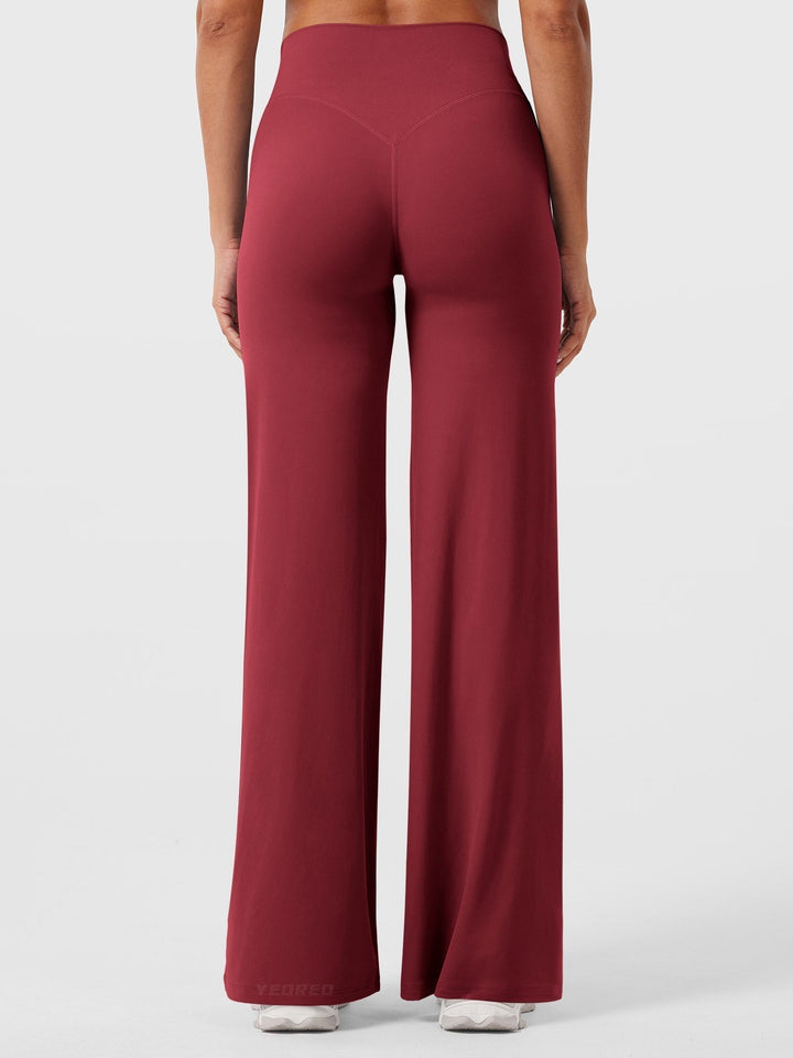 Women's High Waist Flared Summer Pants