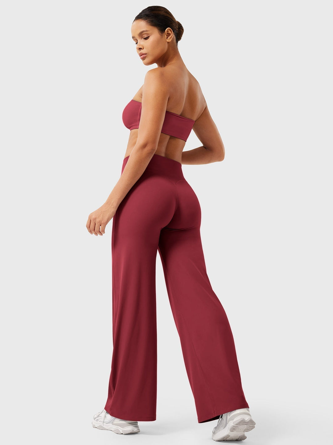 Women's High Waist Flared Summer Pants