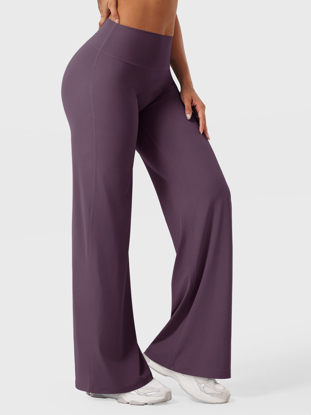Women's High Waist Flared Summer Pants