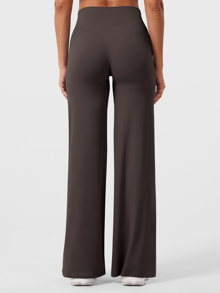 Women's High Waist Flared Summer Pants