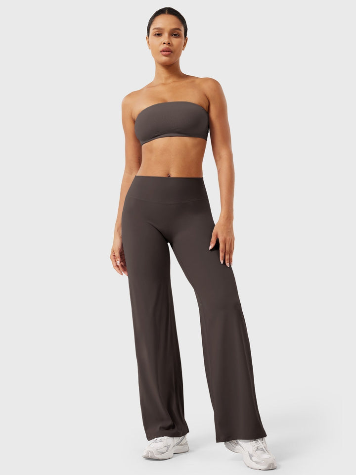 Women's High Waist Flared Summer Pants