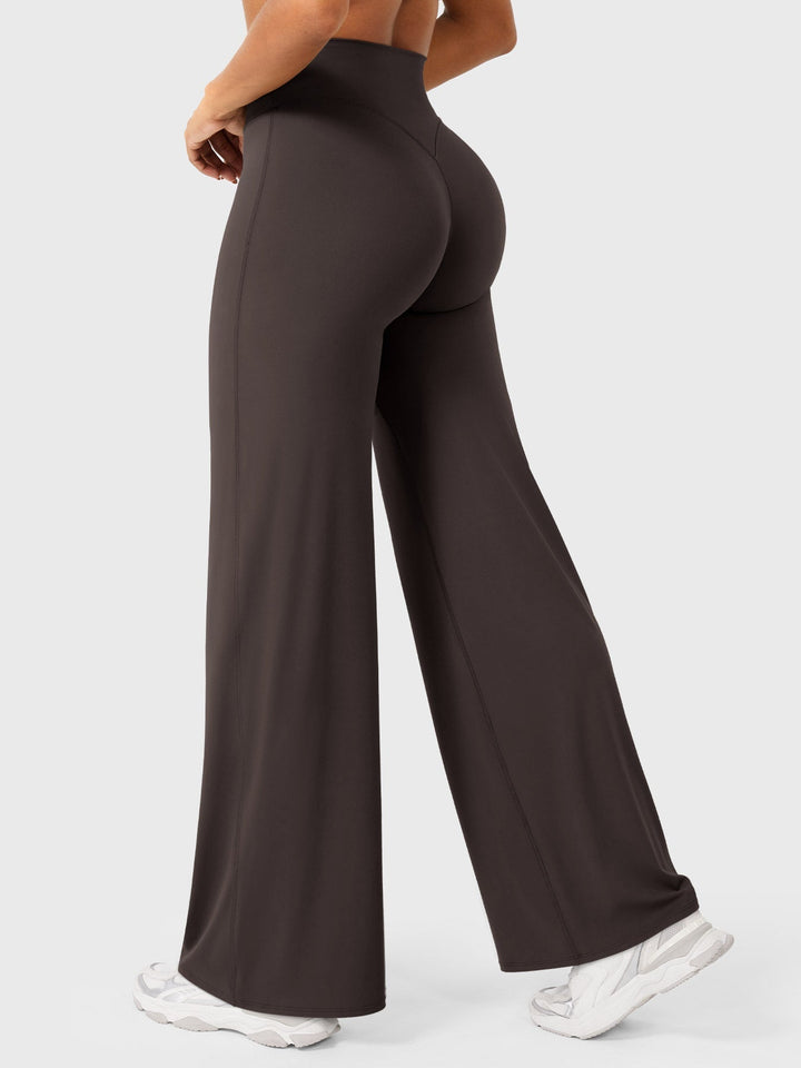 Women's High Waist Flared Summer Pants