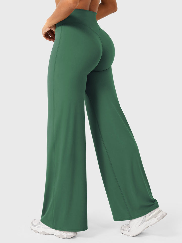 Women's High Waist Flared Summer Pants