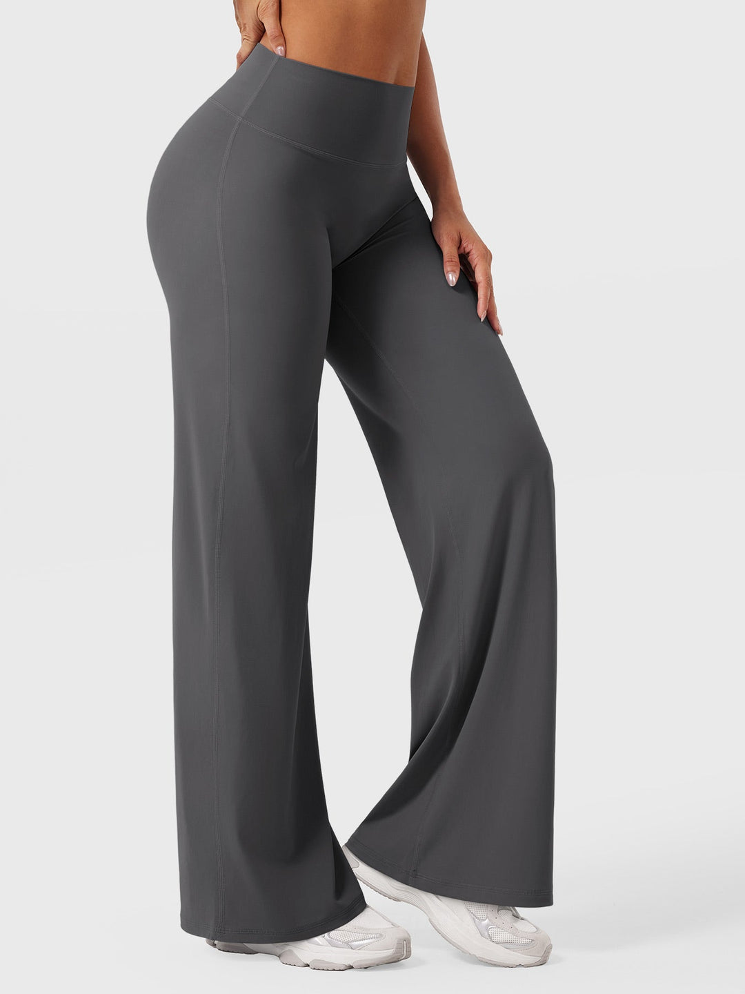 Women's High Waist Flared Summer Pants