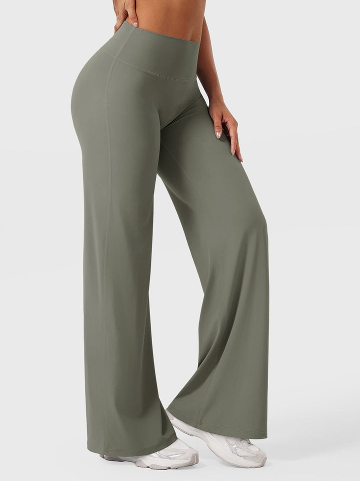 Women's High Waist Flared Summer Pants